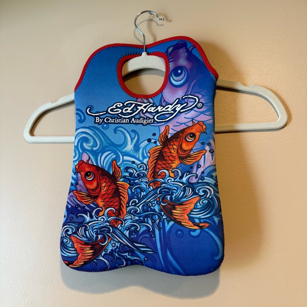 Ed‎ Hardy Blue and Red Bag